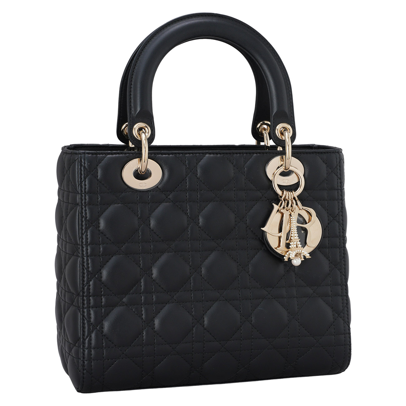CHRISTIAN DIOR(USED)디올 레이디디올 미듐 & 에펠탑 참